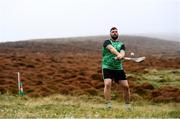 25 September 2021; Gareth Johnson of Down warms up before the M. Donnelly GAA All-Ireland Poc Fada finals at Annaverna Mountain in the Cooley Peninsula, Ravensdale, Louth. Photo by Ben McShane/Sportsfile