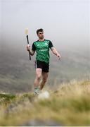 25 September 2021; Cillian Kiely of Offaly reacts after taking a shot during the M. Donnelly GAA All-Ireland Poc Fada finals at Annaverna Mountain in the Cooley Peninsula, Ravensdale, Louth. Photo by Ben McShane/Sportsfile