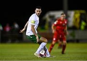 24 September 2021; Keith Dalton of Cabinteely during the SSE Airtricity League First Division match between Cabinteely and Shelbourne at Stradbrook in Blackrock, Dublin. Photo by David Fitzgerald/Sportsfile