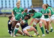 25 September 2021; Linda Djougang of Ireland during the Rugby World Cup 2022 Europe qualifying tournament match between Ireland and Scotland at Stadio Sergio Lanfranchi in Parma, Italy. Photo by Roberto Bregani/Sportsfile
