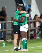25 September 2021;  Linda Djougang of Ireland dejected after the Rugby World Cup 2022 Europe qualifying tournament match between Ireland and Scotland at Stadio Sergio Lanfranchi in Parma, Italy. Photo by Roberto Bregani/Sportsfile