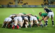 25 September 2021; Kathryn Dane of Ireland introduces the ball into the scrum during the Rugby World Cup 2022 Europe qualifying tournament match between Ireland and Scotland at Stadio Sergio Lanfranchi in Parma, Italy. Photo by Roberto Bregani/Sportsfile