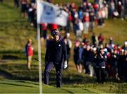 25 September 2021; Jordan Speith of Team USA on the second green during his Saturday morning foursomes match with Justin Thomas against Viktor Hovland and Bernd Wiesberger of Team Europe at the Ryder Cup 2021 Matches at Whistling Straits in Kohler, Wisconsin, USA. Photo by Tom Russo/Sportsfile