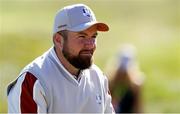 25 September 2021; Shane Lowry of Team Europe during his Saturday afternoon fourballs match against Tony Finau and Harris English of Team USA at the Ryder Cup 2021 Matches at Whistling Straits in Kohler, Wisconsin, USA. Photo by Tom Russo/Sportsfile