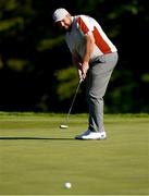 25 September 2021; Shane Lowry of Team Europe putts during his Saturday afternoon fourballs match against Tony Finau and Harris English of Team USA at the Ryder Cup 2021 Matches at Whistling Straits in Kohler, Wisconsin, USA. Photo by Tom Russo/Sportsfile