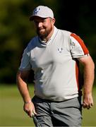 25 September 2021; Shane Lowry of Team Europe during his Saturday afternoon fourballs match against Tony Finau and Harris English of Team USA at the Ryder Cup 2021 Matches at Whistling Straits in Kohler, Wisconsin, USA. Photo by Tom Russo/Sportsfile