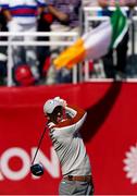 25 September 2021; Rory McIlroy of Team Europe watches his drive during his Saturday afternoon fourballs match against Dustin Johnson and Collin Morikawa of Team USA at the Ryder Cup 2021 Matches at Whistling Straits in Kohler, Wisconsin, USA. Photo by Tom Russo/Sportsfile