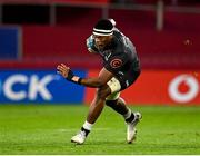 25 September 2021; Phepsi Buthelezi of Cell C Sharks during the United Rugby Championship match between Munster and Cell C Sharks at Thomond Park in Limerick. Photo by Seb Daly/Sportsfile