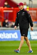 25 September 2021; Munster senior coach Stephen Larkham before the United Rugby Championship match between Munster and Cell C Sharks at Thomond Park in Limerick. Photo by Seb Daly/Sportsfile
