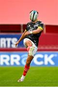 25 September 2021; Joey Carbery of Munster before the United Rugby Championship match between Munster and Cell C Sharks at Thomond Park in Limerick. Photo by Seb Daly/Sportsfile