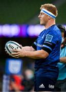 25 September 2021; James Tracy of Leinster during the United Rugby Championship match between Leinster and Vodacom Bulls at Aviva Stadium in Dublin. Photo by Brendan Moran/Sportsfile