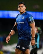 25 September 2021; Michael Ala'alatoa of Leinster after the United Rugby Championship match between Leinster and Vodacom Bulls at Aviva Stadium in Dublin. Photo by Brendan Moran/Sportsfile
