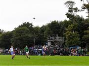 26 September 2021; Gareth Dunne of Breaffy takes a shot during the Mayo Senior Club Football Championship Group 4 match between Breaffy and The Neale at Breaffy GAA Club in Mayo. Photo by Piaras Ó Mídheach/Sportsfile