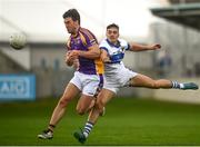 26 September 2021; Andrew McGowan of Kilmacud Crokes in action against Sean Lowry of St Vincent's during the Go Ahead Dublin Senior Club Football Championship Group 2 match between Kilmacud Crokes and St Vincents at Parnell Park in Dublin. Photo by David Fitzgerald/Sportsfile