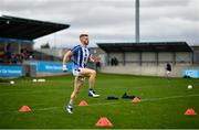 26 September 2021; Alan Flood of Ballyboden St Enda's warms up prior to the Go Ahead Dublin Senior Club Football Championship Group 1 match between Ballyboden St Endas and Na Fianna at Parnell Park in Dublin. Photo by David Fitzgerald/Sportsfile