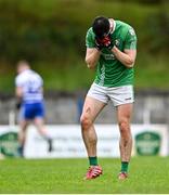 26 September 2021; Dan Kelly of The Neale reacts after Breaffy scored a point during the Mayo Senior Club Football Championship Group 4 match between Breaffy and The Neale at Breaffy GAA Club in Mayo. Photo by Piaras Ó Mídheach/Sportsfile