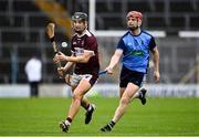 26 September 2021; Kevin Maher of Borris-Ileigh in action against Tommy Heffernan of Nenagh Éire Óg during the Tipperary Senior Hurling Championship Group 4 match between Borris-Ileigh and Nenagh Éire Óg at Semple Stadium in Thurles, Tipperary. Photo by Sam Barnes/Sportsfile