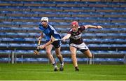 26 September 2021; Adam Healy of Nenagh Éire Óg in action against Jerry Kelly of Borris-Ileigh during the Tipperary Senior Hurling Championship Group 4 match between Borris-Ileigh and Nenagh Éire Óg at Semple Stadium in Thurles, Tipperary. Photo by Sam Barnes/Sportsfile