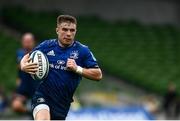 25 September 2021; Luke McGrath of Leinster during the United Rugby Championship match between Leinster and Vodacom Bulls at Aviva Stadium in Dublin.  Photo by David Fitzgerald/Sportsfile