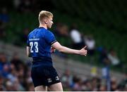 25 September 2021; Jamie Osborne of Leinster during the United Rugby Championship match between Leinster and Vodacom Bulls at Aviva Stadium in Dublin.  Photo by David Fitzgerald/Sportsfile