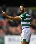 24 September 2021; Roberto Lopes of Shamrock Rovers during the SSE Airtricity League Premier Division match between St Patrick's Athletic and Shamrock Rovers at Richmond Park in Dublin. Photo by Sam Barnes/Sportsfile