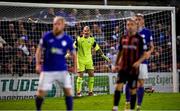 24 September 2021; Finn Harps goalkeeper Gerard Doherty during the SSE Airtricity League Premier Division match between Bohemians and Finn Harps at Dalymount Park in Dublin. Photo by Piaras Ó Mídheach/Sportsfile