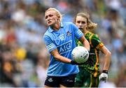 5 September 2021; Carla Rowe of Dublin gets away from Mary Kate Lynch of Meath during the TG4 All-Ireland Ladies Senior Football Championship Final match between Dublin and Meath at Croke Park in Dublin. Photo by Piaras Ó Mídheach/Sportsfile