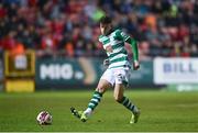 24 September 2021; Sean Gannon of Shamrock Rovers during the SSE Airtricity League Premier Division match between St Patrick's Athletic and Shamrock Rovers at Richmond Park in Dublin. Photo by Sam Barnes/Sportsfile