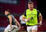 25 September 2021; Chris Cloete of Munster during the warm-up before the United Rugby Championship match between Munster and Cell C Sharks at Thomond Park in Limerick. Photo by Piaras Ó Mídheach/Sportsfile
