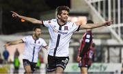 27 September 2021; Sam Stanton of Dundalk celebrates after scoring his side's first goal during the SSE Airtricity League Premier Division match between Dundalk and Bohemians at Oriel Park in Dundalk, Louth. Photo by Ben McShane/Sportsfile