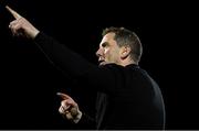 27 September 2021; Dundalk head coach Vinny Perth celebrates after his side's victory in the SSE Airtricity League Premier Division match between Dundalk and Bohemians at Oriel Park in Dundalk, Louth. Photo by Ben McShane/Sportsfile