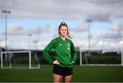 29 September 2021; Republic of Ireland Women's Under-19 defender Jessie Stapleton at a media event to confirm that their UEFA Women's Under-19 European Championship Qualifying Round games in October will be held in Limerick. Photo by David Fitzgerald/Sportsfile