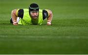 25 September 2021; Jeremy Loughman of Munster during the warm-up before the United Rugby Championship match between Munster and Cell C Sharks at Thomond Park in Limerick. Photo by Piaras Ó Mídheach/Sportsfile