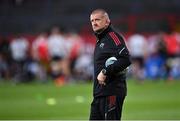 25 September 2021; Munster forwards coach Graham Rowntree during the warm-up before the United Rugby Championship match between Munster and Cell C Sharks at Thomond Park in Limerick. Photo by Piaras Ó Mídheach/Sportsfile
