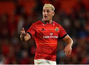 25 September 2021; Dan Goggin of Munster during the United Rugby Championship match between Munster and Cell C Sharks at Thomond Park in Limerick. Photo by Piaras Ó Mídheach/Sportsfile
