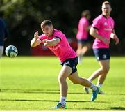 28 September 2021; Luke McGrath during a Leinster Rugby squad training session at UCD in Dublin. Photo by Harry Murphy/Sportsfile