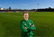 29 September 2021; Republic of Ireland manager Colin O'Brien during a Republic of Ireland Men's U17 squad announcement at Turner's Cross in Cork. Photo by Eóin Noonan/Sportsfile