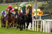 30 September 2021; Trueba, with Frankie Dettori up, after winning The Gannons City Recovery And Recycling Services Ltd. Supporting DAFA Handicap at Bellewstown Racecourse in Collierstown, Meath. Photo by Matt Browne/Sportsfile