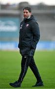 1 October 2021; Derry City manager Ruaidhri Higgins before the SSE Airtricity League Premier Division match between Shamrock Rovers and Derry City at Tallaght Stadium in Dublin. Photo by Eóin Noonan/Sportsfile