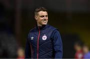1 October 2021; Shelbourne manager Ian Morris during the SSE Airtricity League First Division match between Shelbourne and Treaty United at Tolka Park in Dublin. Photo by Matt Browne/Sportsfile
