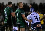 1 October 2021; Jordan Duggan of Connacht celebrates a penalty during the United Rugby Championship match between Connacht and Vodacom Bulls at The Sportsground in Galway. Photo by Harry Murphy/Sportsfile