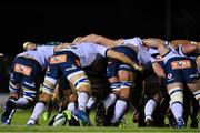 1 October 2021; A general view of a scrum during the United Rugby Championship match between Connacht and Vodacom Bulls at The Sportsground in Galway. Photo by Brendan Moran/Sportsfile