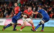 2 October 2021; Dave Kilcoyne of Munster is tackled by Scarra Ntubeni, left, and Adre Smith of DHL Stormers  during the United Rugby Championship match between Munster and DHL Stormers at Thomond Park in Limerick. Photo by Brendan Moran/Sportsfile