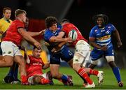2 October 2021; Neethling Fouche of DHL Stormers is tackled by Peter O’Mahony of Munsterduring the United Rugby Championship match between Munster and DHL Stormers at Thomond Park in Limerick.  Photo by Sam Barnes/Sportsfile