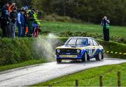 3 October 2021; Daniel McKenna and co-driver Andrew Grennan in a Ford Escort Mk2, during special stage 2 of the Donegal Harvest Stages Rally in Donegal. Photo by Philip Fitzpatrick/Sportsfile