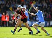3 October 2021; Paddy Leavey of Ballygunner in action against Brian Nolan, left, and Seán Burke of Roanmore during the Waterford County Senior Club Hurling Championship Final match between Roanmore and Ballygunner at Walsh Park in Waterford. Photo by Piaras Ó Mídheach/Sportsfile