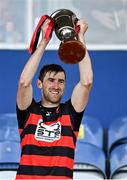 3 October 2021; Ballygunner captain Barry Coughlan lifts the News and Star Cup after his side's victory in the Waterford County Senior Club Hurling Championship Final match between Roanmore and Ballygunner at Walsh Park in Waterford. Photo by Piaras Ó Mídheach/Sportsfile