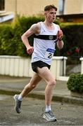 3 October 2021; Gavin Curtin of Donore Harriers AC during the Senior Men's race at the Irish Life Health Road Relay Championships in Raheny, Dublin. Photo by Seb Daly/Sportsfile