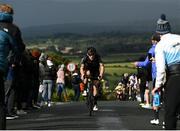 3 October 2021; Christopher McGlinchy of Spectra Wiggle p/b Vitus during the senior men's road race at the 2021 Cycling Ireland Road National Championships in Wicklow. Photo by David Fitzgerald/Sportsfile