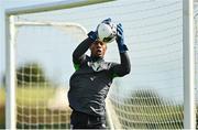 4 October 2021; David Odumosu during a Republic of Ireland U21 training session at the FAI National Training Centre in Abbotstown in Dublin. Photo by Seb Daly/Sportsfile